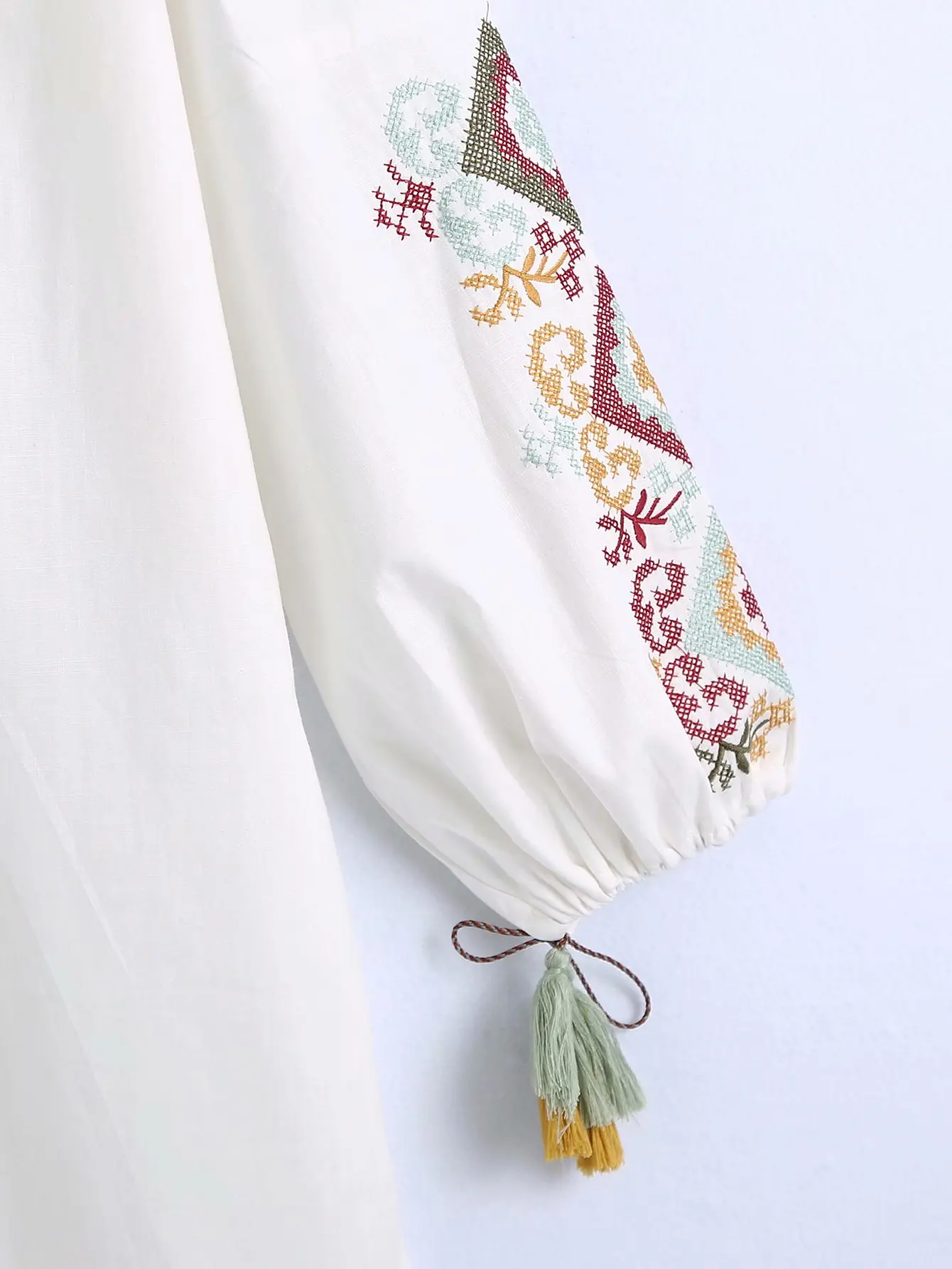 Women Embroidery Vintage Cotton Dress Long Sleeve Back Zipper Females Long Dresses Vestidos
Women Embroidery Vintage Cotton Dress Long Sleeve Back Zipper Females Long Dresses Vestidos
