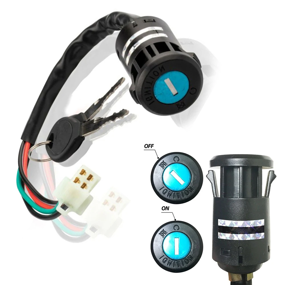 Universal Motorcycle Ignition Switch Key 4 Wire For Honda Kawasaki Suzuki ATV Motorbike Start Switch Lock
Universal Motorcycle Ignition Switch Key 4 Wire For Honda Kawasaki Suzuki ATV Motorbike Start Switch Lock