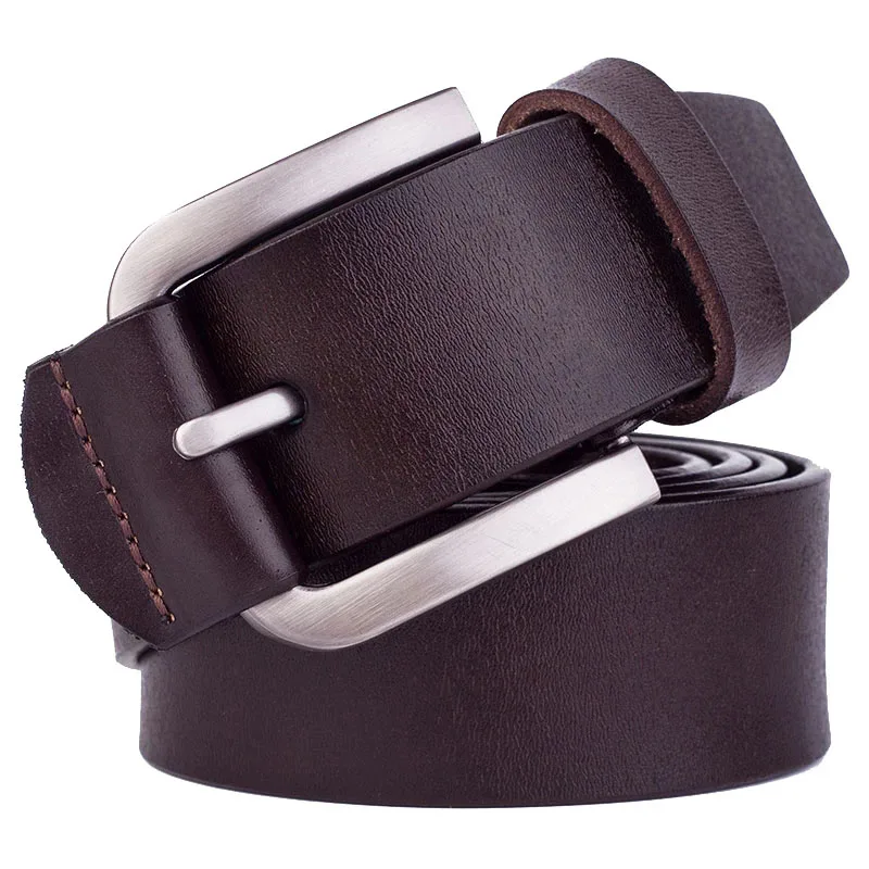 100% cowhide genuine leather belts for men brand Strap male pin buckle fancy vintage jeans cintos freeshipping
100% cowhide genuine leather belts for men brand Strap male pin buckle fancy vintage jeans cintos freeshipping