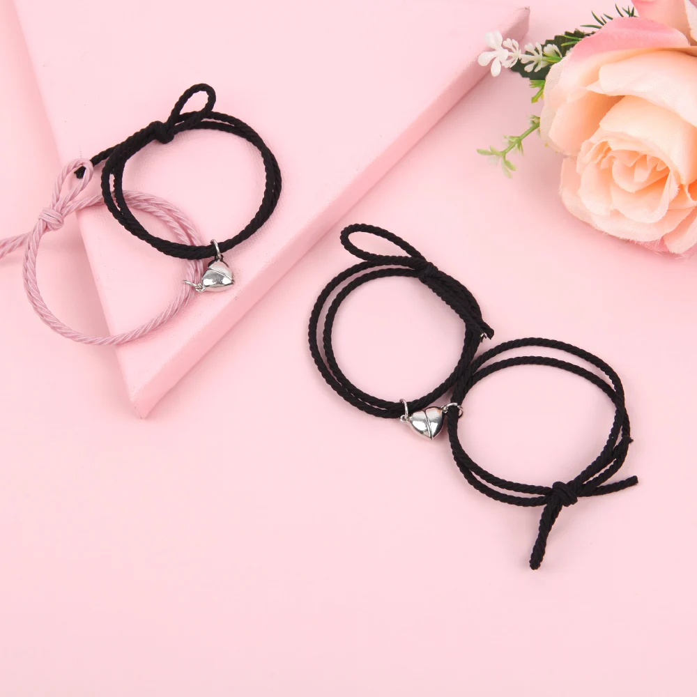 2Pcs Couple Minimalist Heart Lovers Matching Friendship Bracelet Rope Braided Magnetic Distance Bracelet Kit Lover Jewelry
2Pcs Couple Minimalist Heart Lovers Matching Friendship Bracelet Rope Braided Magnetic Distance Bracelet Kit Lover Jewelry