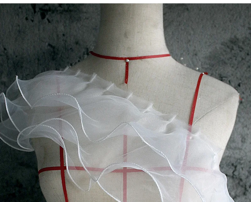 1Y/lot Organza three-layer wavy embroidered collars in lace skirt fabric accessories
1Y/lot Organza three-layer wavy embroidered collars in lace skirt fabric accessories
