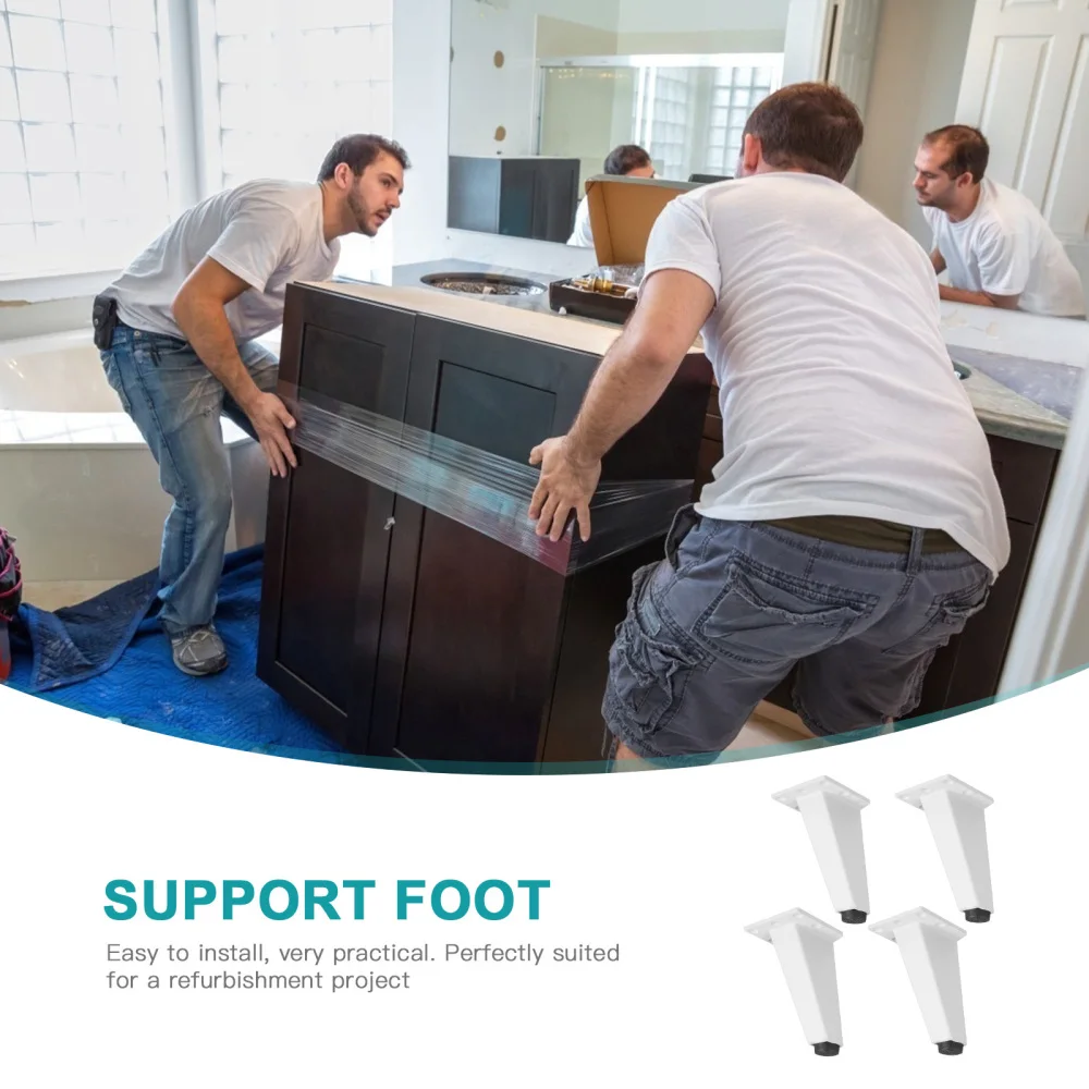 4pcs Multi-purpose Bathroom Cabinet Feet Adjustable Sofa Feet Support Rack
4pcs Multi-purpose Bathroom Cabinet Feet Adjustable Sofa Feet Support Rack