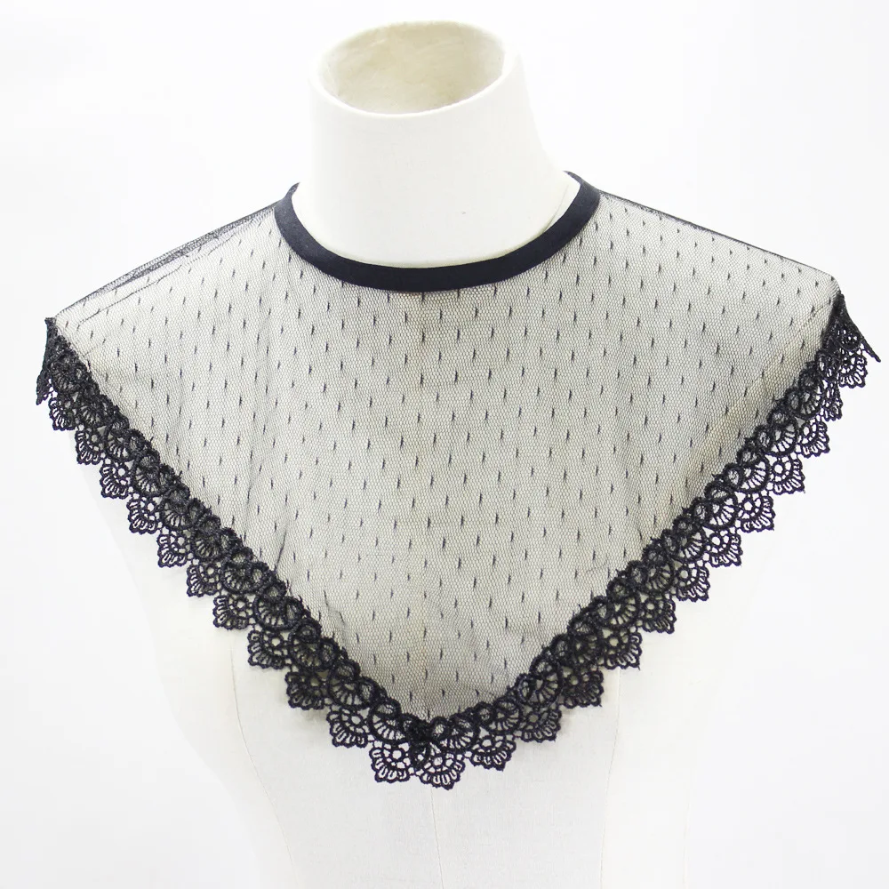 2021 Adult Mesh Black Fake Collars for Women Elegant Suits Dress False Collars Neckwear Detachable Collar Clothing Accessories
2021 Adult Mesh Black Fake Collars for Women Elegant Suits Dress False Collars Neckwear Detachable Collar Clothing Accessories