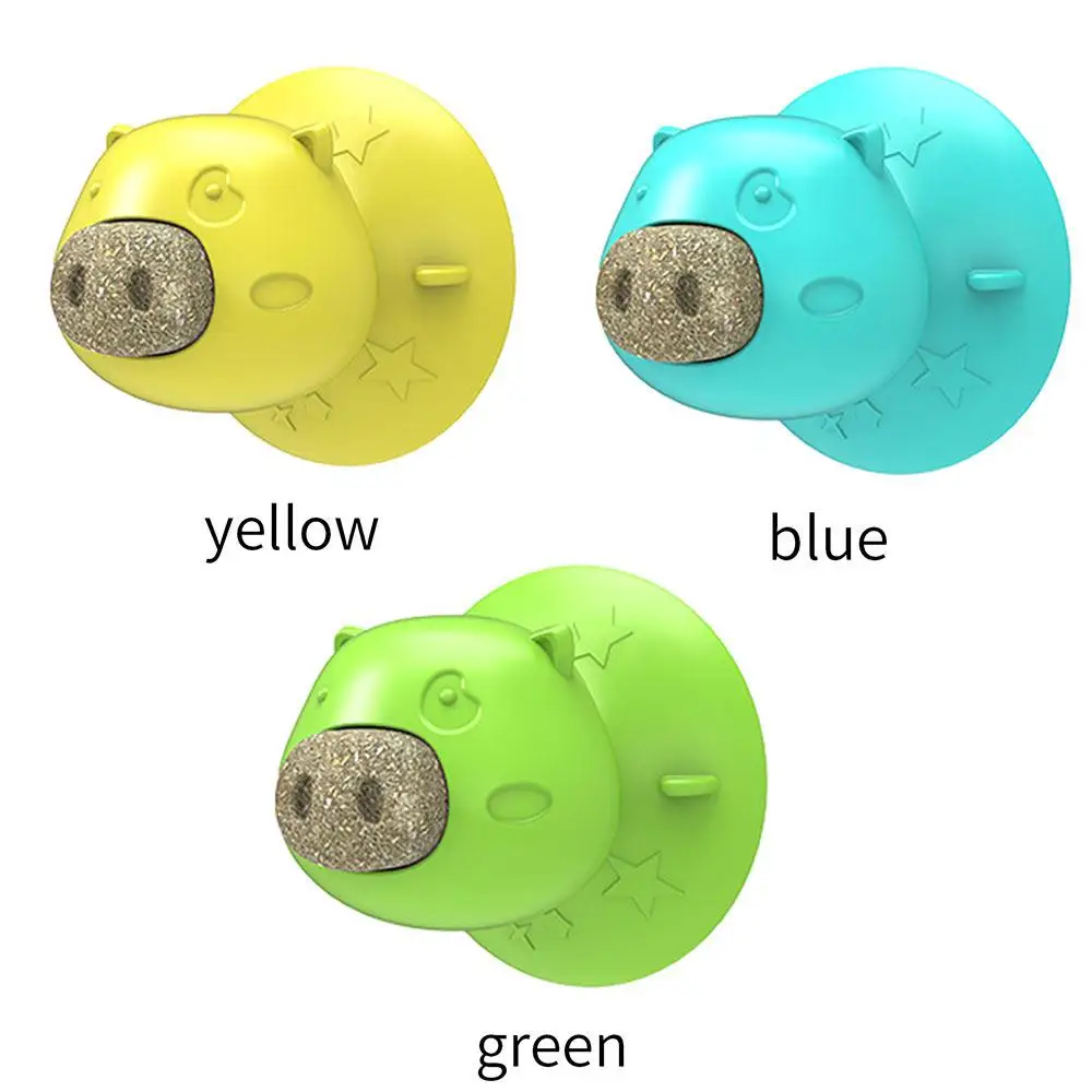Edible Kitty Toys Mint Kitten Toys Multifunctional Funny Suction Cup Base Pig Head Shape Scratching Tickle Cat Wall Treats
Edible Kitty Toys Mint Kitten Toys Multifunctional Funny Suction Cup Base Pig Head Shape Scratching Tickle Cat Wall Treats