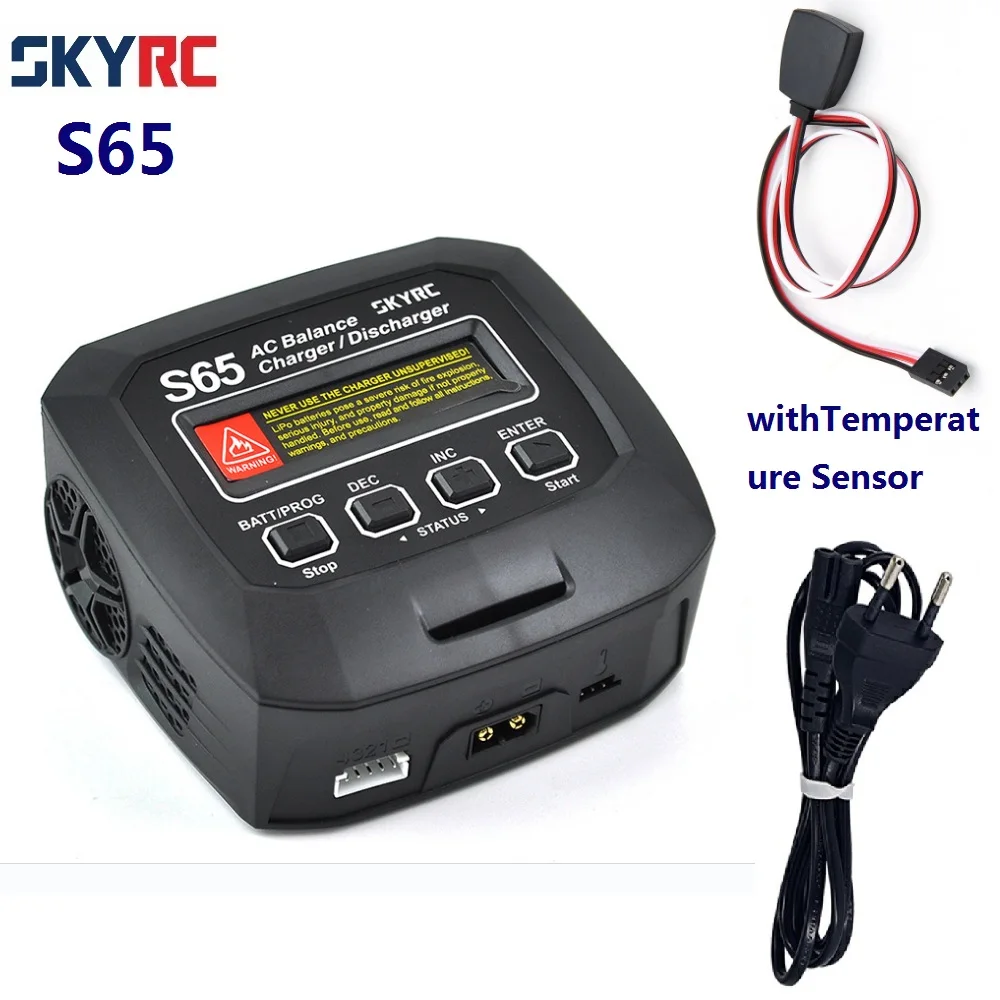 Балансирующее зарядное устройство SKYRC S65, 10 Вт, зарядное устройство Dis 65 Вт, 6A, умное зарядное устройство с датчиком температуры для LiPo/LiFe/Lilon/...
Балансирующее зарядное устройство SKYRC S65, 10 Вт, зарядное устройство Dis 65 Вт, 6A, умное зарядное устройство с датчиком температуры для LiPo/LiFe/Lilon/...