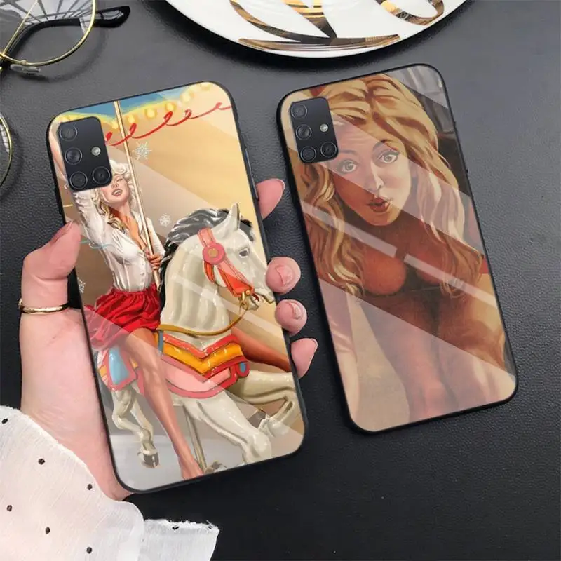 Sexy Pin-up Girl Soft Cover Phone Case For Samsung S6 7edge 8 9 10e 20plus S20 Ultra Note8 9 10pro A72018 Tempered Glass
Sexy Pin-up Girl Soft Cover Phone Case For Samsung S6 7edge 8 9 10e 20plus S20 Ultra Note8 9 10pro A72018 Tempered Glass