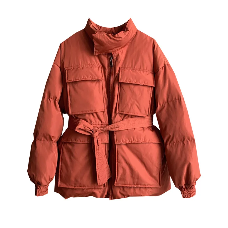 Winter Warm Lacu Up Parkas Women Round Neck Cotton Jacket Parkas Female Casual Loose Outwear Korean Cotton-padded Winter Coat
Winter Warm Lacu Up Parkas Women Round Neck Cotton Jacket Parkas Female Casual Loose Outwear Korean Cotton-padded Winter Coat