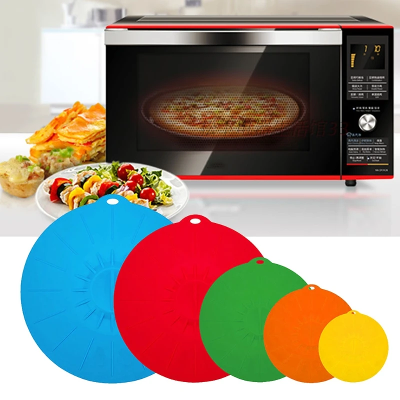 5 Pcs Silicone Stretch Lids Stretchable Round Food Covers Fit All of Containers 203F
5 Pcs Silicone Stretch Lids Stretchable Round Food Covers Fit All of Containers 203F