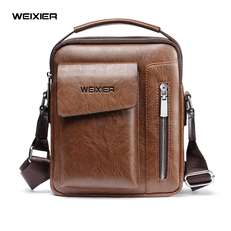 WEIXIER Men Shoulder Bags Crossbody Bag Multi-function Men's Handbags Capacity PU Leather Bag For Male Messenger Bags Tote Bag가방
WEIXIER Men Shoulder Bags Crossbody Bag Multi-function Men's Handbags Capacity PU Leather Bag For Male Messenger Bags Tote Bag가방