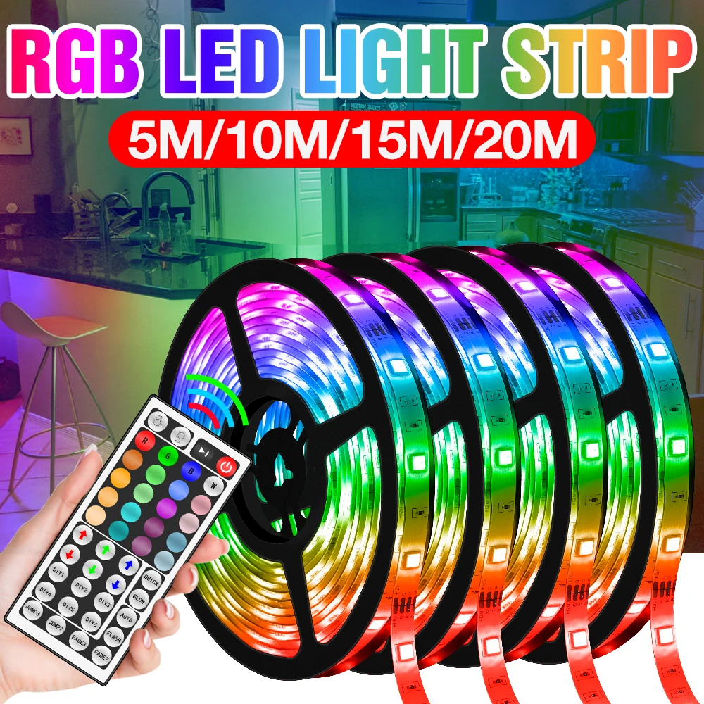 Светодиодная светильник та RGB с инфракрасным управлением, гибкая Водонепроницаемая LED полоска для помещений, 12 В, 5 м, 10 м, 15 м, 20 м
Светодиодная светильник та RGB с инфракрасным управлением, гибкая Водонепроницаемая LED полоска для помещений, 12 В, 5 м, 10 м, 15 м, 20 м