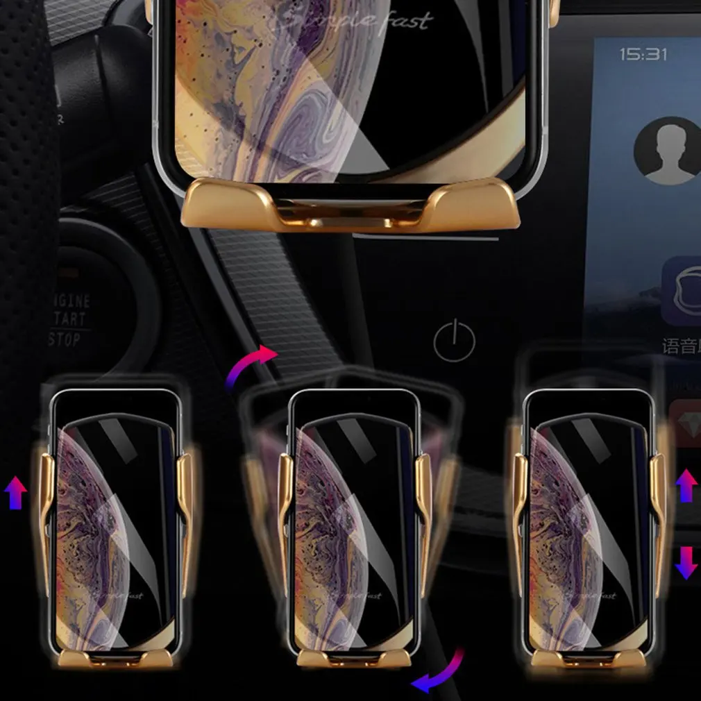 Automatic Clamping 10W Wireless Charger Car Phone Holder Smart Infrared Sensor Air Vent Mount Mobile Phone Stand Hold
Automatic Clamping 10W Wireless Charger Car Phone Holder Smart Infrared Sensor Air Vent Mount Mobile Phone Stand Hold