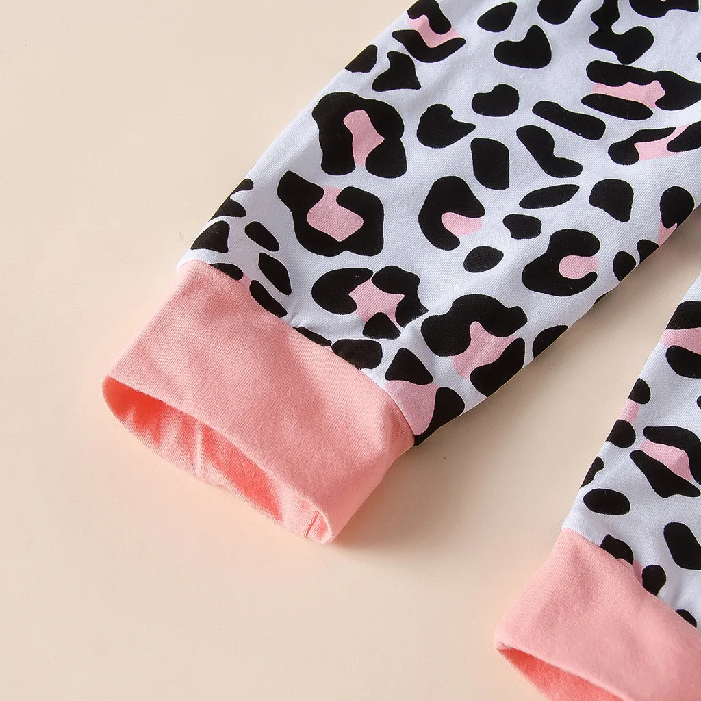 Toddler Set Baby Girls Autumn Casual Long Sleeve Cartoon Letter Leopard Printed Hoodie Tops+ Pants Outfits Clothes 
Toddler Set Baby Girls Autumn Casual Long Sleeve Cartoon Letter Leopard Printed Hoodie Tops+ Pants Outfits Clothes