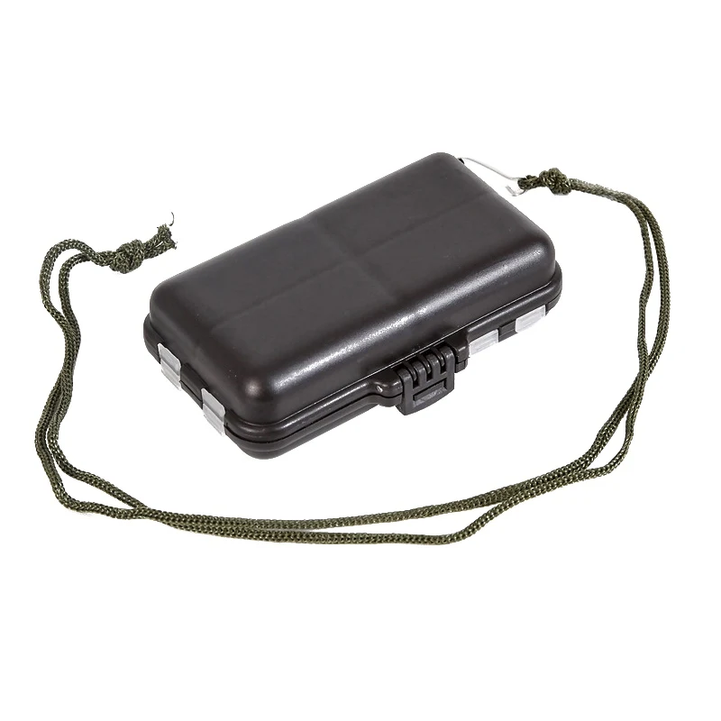Plastic Waterproof Fishing Tackle Boxes With Anti-lost Lanyard double side Fishing Lure Bait Hook Storage Case 9 Compartmentss
Plastic Waterproof Fishing Tackle Boxes With Anti-lost Lanyard double side Fishing Lure Bait Hook Storage Case 9 Compartmentss