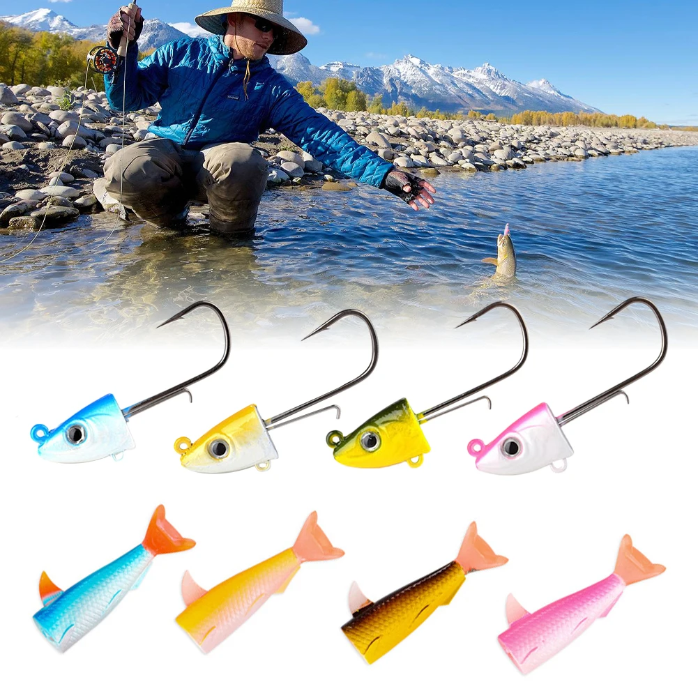 8.5g 25g 35g Soft Fishing Lures Fishing Swimbaits FishHooks Artificial Bait with 3D Eye Fishing Tackle Lure Kit Accessories
8.5g 25g 35g Soft Fishing Lures Fishing Swimbaits FishHooks Artificial Bait with 3D Eye Fishing Tackle Lure Kit Accessories