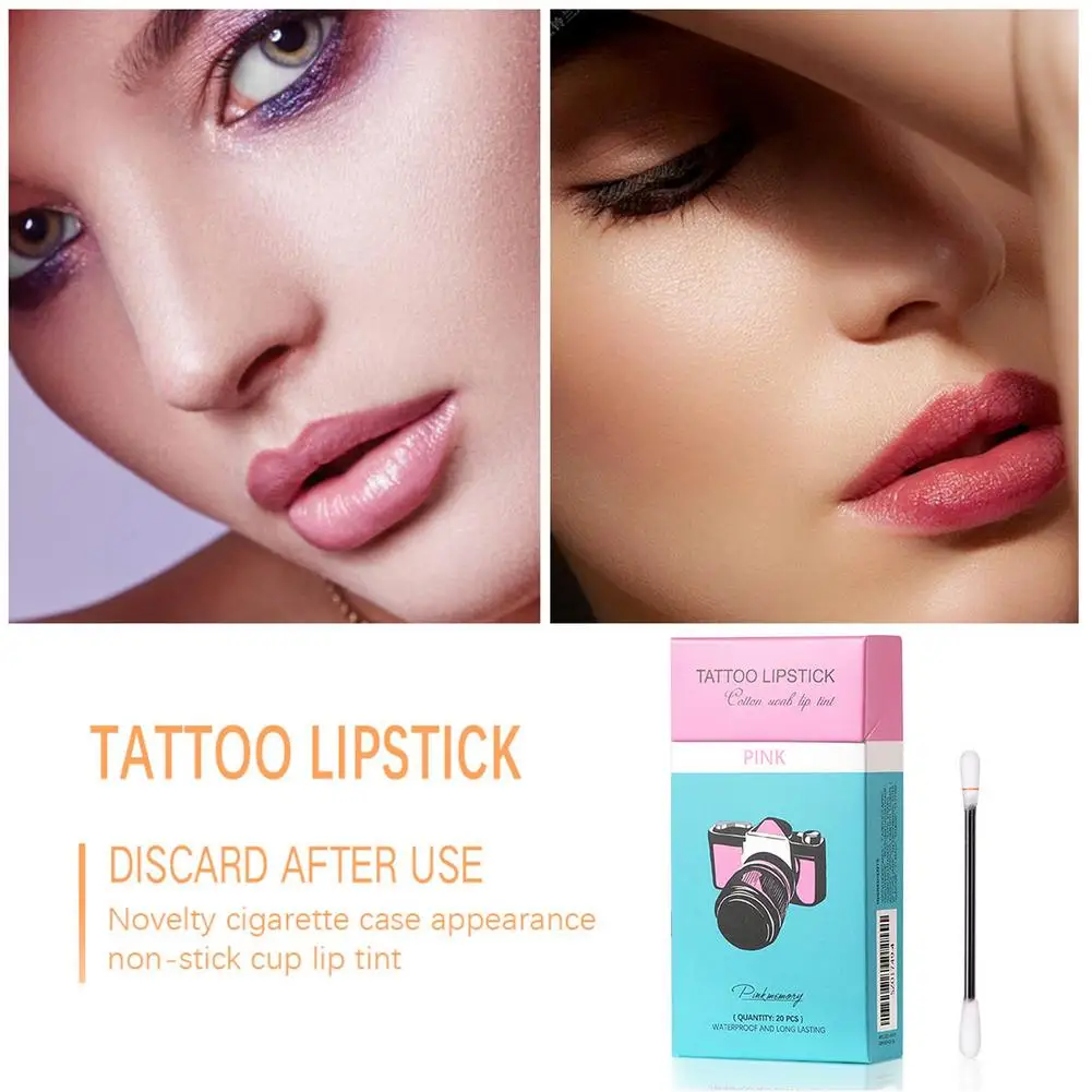 New Lipstick Cigarette Case Cotton Swab Lipsticks Long Lasting Waterproof Cosmetics For Women High Quality Professional Makeup
New Lipstick Cigarette Case Cotton Swab Lipsticks Long Lasting Waterproof Cosmetics For Women High Quality Professional Makeup