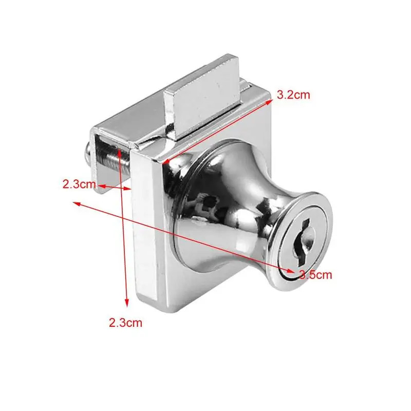 1Set Zinc Alloy Lock Glass Display Cabinet Showcase with Glass Home Glass Keys Window Door For 5-8mm Lock Accessories 2 Sup U1W2
1Set Zinc Alloy Lock Glass Display Cabinet Showcase with Glass Home Glass Keys Window Door For 5-8mm Lock Accessories 2 Sup U1W2