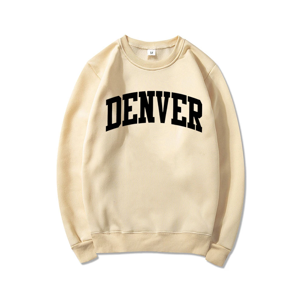 

Denver Sweatshirt University of Denver Hoodie Colorado Top Unisex Crewneck Sweatshirts Streetwear Women Tops Casual Pullovers