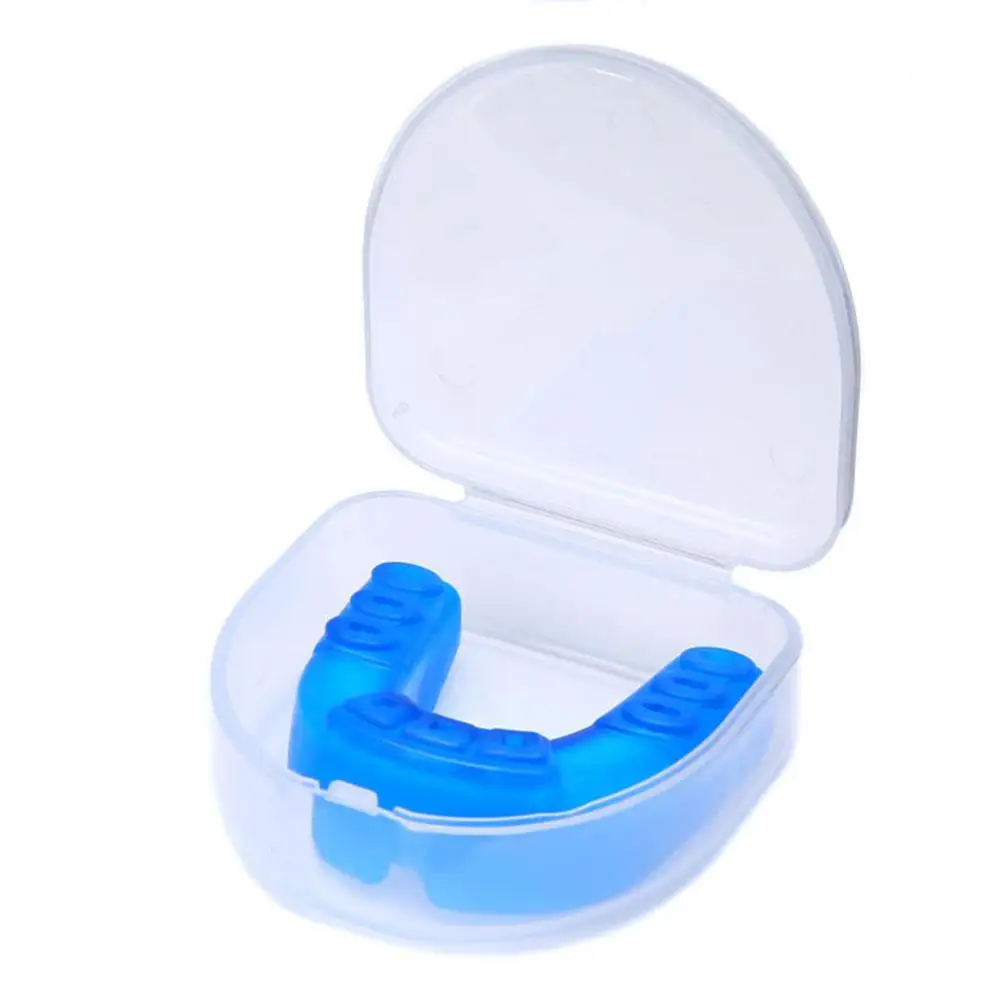 Traning MMA with Box Mouthguard Outdoor Blue Silicone Adult Taekwondo Teeth Guard Sports Tooth Cover Boxing Protection
Traning MMA with Box Mouthguard Outdoor Blue Silicone Adult Taekwondo Teeth Guard Sports Tooth Cover Boxing Protection