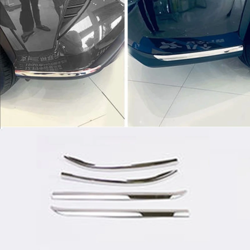 

Stainless Steel For Toyota Highlander 2021 2022 Front and Rear Corner Protection Strips Trim Cover Car Decoration Styling Trims