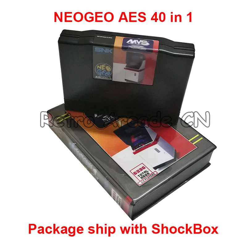 NEW Original NEOGEO MVS 40 in 1 Version Muilt Game Cartridge and ShockBox for SNK NEO GEO Console
NEW Original NEOGEO MVS 40 in 1 Version Muilt Game Cartridge and ShockBox for SNK NEO GEO Console
