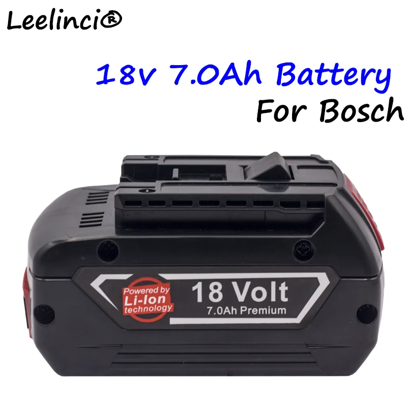 18V 7.0Ah Tool Lithium Battery For Bosch BAT 609 619 622 Cordless Power Tools Rechargeable Lithium Ion Battery With Lamp Charger
18V 7.0Ah Tool Lithium Battery For Bosch BAT 609 619 622 Cordless Power Tools Rechargeable Lithium Ion Battery With Lamp Charger