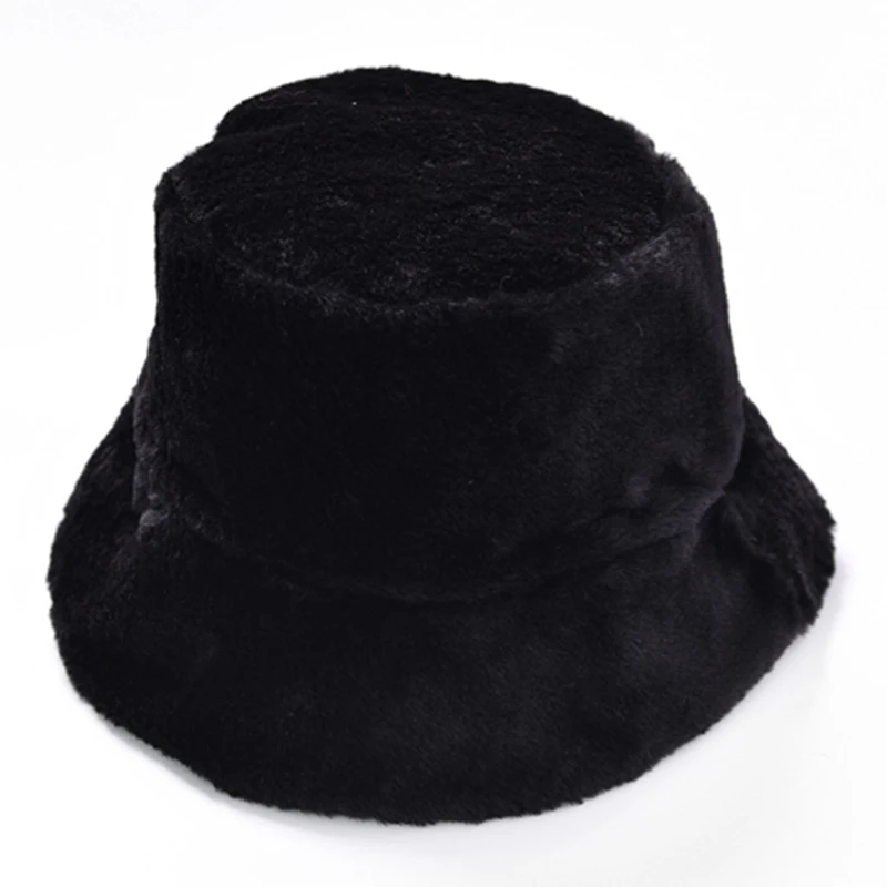 Women Casual Solid Color Fisherman's Hats Ladies High Quality Plush Faux Fur Wide Brim Thick Warm Bucket Cap For Female
Women Casual Solid Color Fisherman's Hats Ladies High Quality Plush Faux Fur Wide Brim Thick Warm Bucket Cap For Female