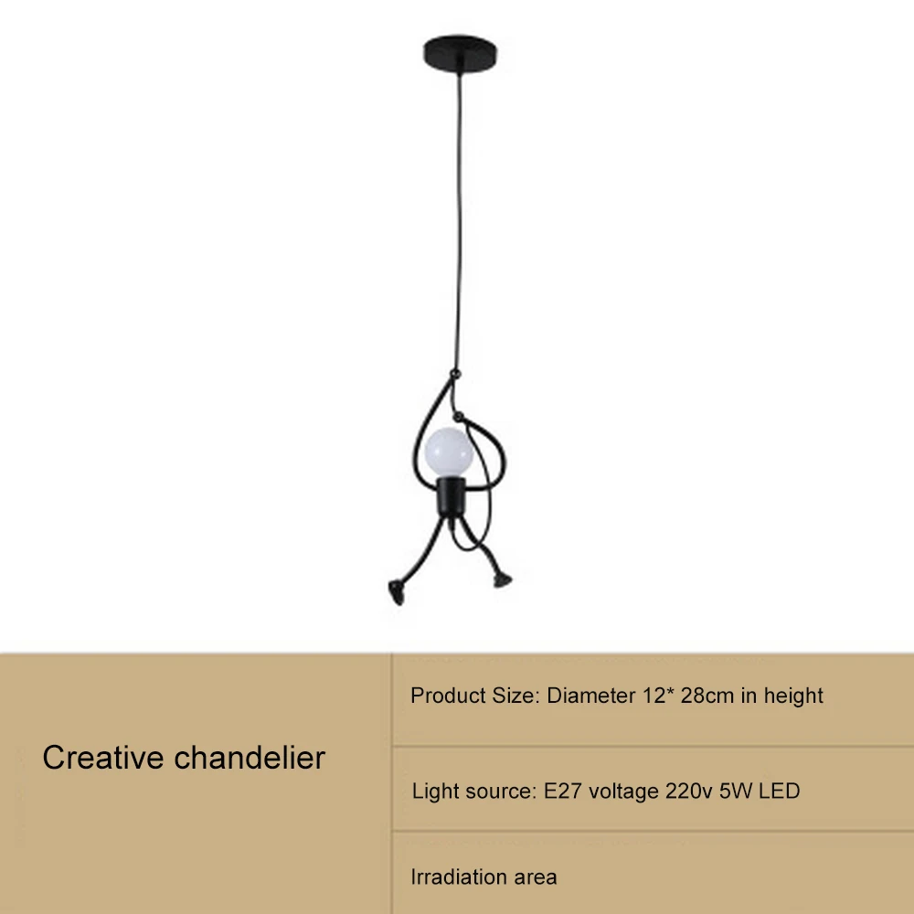 Creative Little Man Pendant Lights Climbing Pendant Lamp for Children Room Swing Villain Hanging Lamp Cord Lamps Art Decoration
Creative Little Man Pendant Lights Climbing Pendant Lamp for Children Room Swing Villain Hanging Lamp Cord Lamps Art Decoration