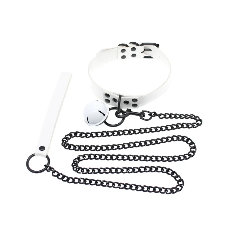 

Bdsm Sex Slave Collar Leather Leash Fetish Bondage Sex Necklace Toys Restraints Sex Toys For Adults Women Gay Games