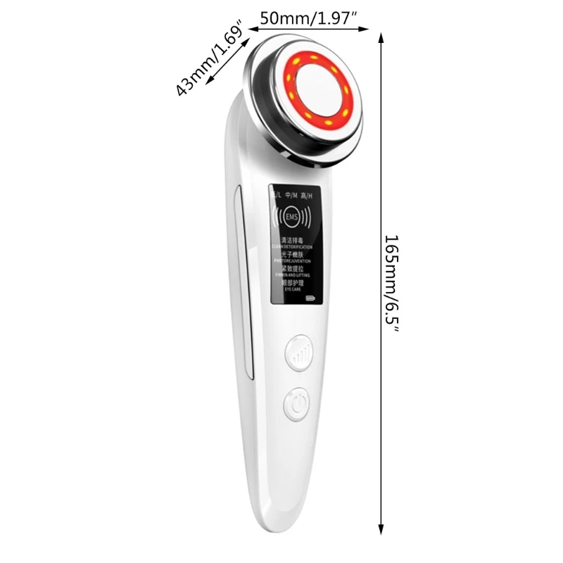Electric Color Light Rejuvenation Firming Face Skin Beauty Device Facial Massage M89F
Electric Color Light Rejuvenation Firming Face Skin Beauty Device Facial Massage M89F