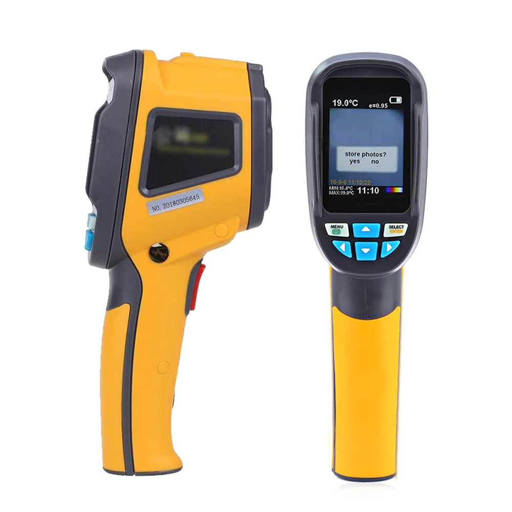 Digital Handheld Infrared Thermal Imaging Camera Compact -4℉ to 572℉/-20℃ - 300℃ with Resolution 60 x 60 2.4'' Screen
Digital Handheld Infrared Thermal Imaging Camera Compact -4℉ to 572℉/-20℃ - 300℃ with Resolution 60 x 60 2.4'' Screen