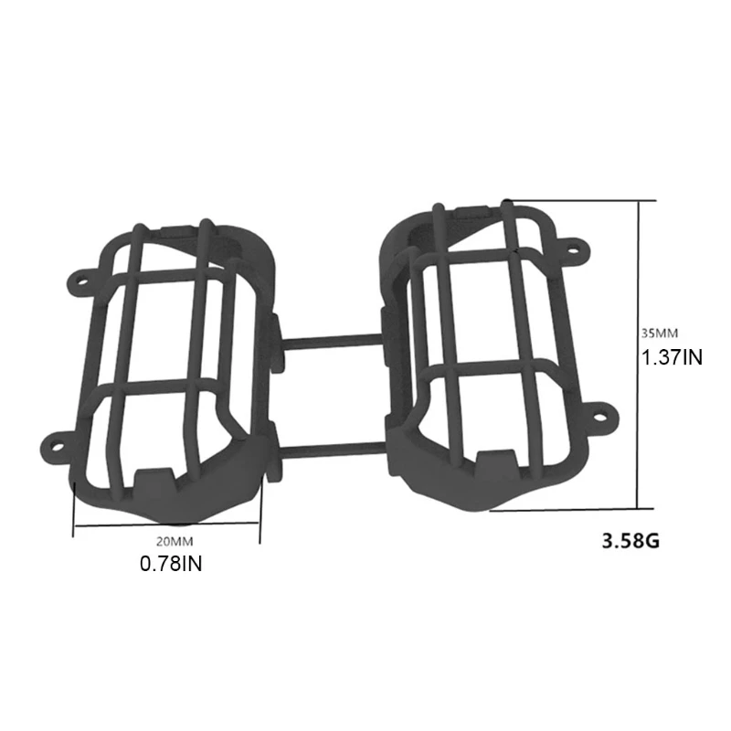 U50F Remote Control Car Parts Plastic Kits Decorative Part Tail Lamp Cover for Car Compatible with 1/10 Bronco
U50F Remote Control Car Parts Plastic Kits Decorative Part Tail Lamp Cover for Car Compatible with 1/10 Bronco