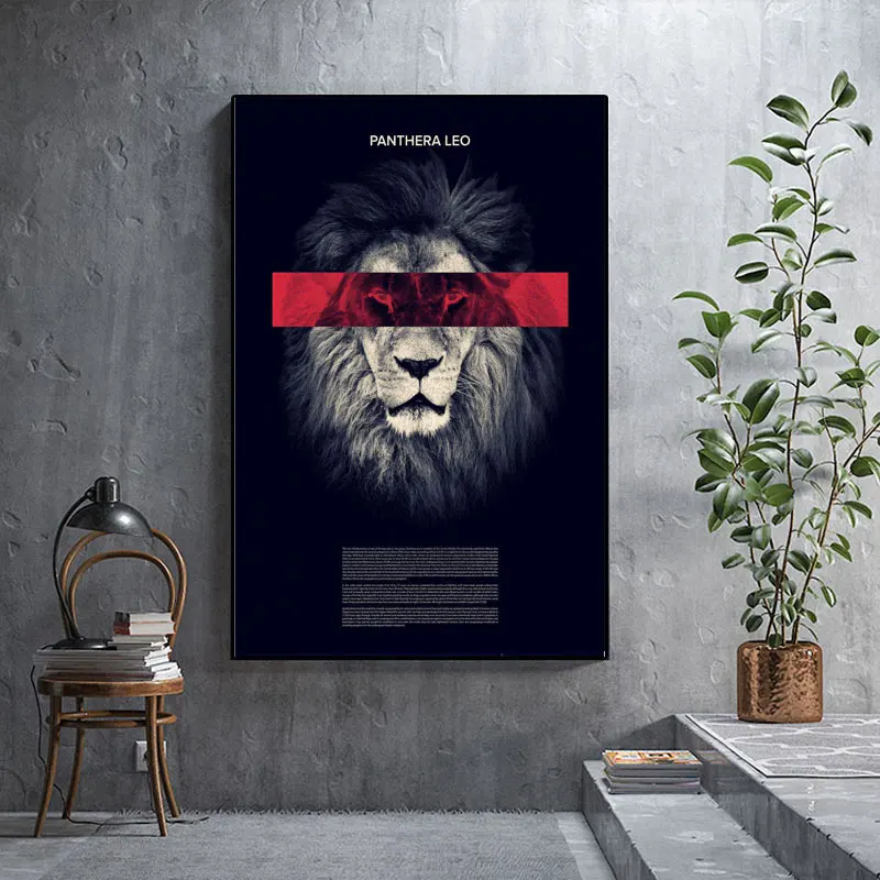 Animal African Lion Canvas Poster Print Modern Home Decor Abstract Wall Art Painting Nordic Living Room Decoration Picture
Animal African Lion Canvas Poster Print Modern Home Decor Abstract Wall Art Painting Nordic Living Room Decoration Picture