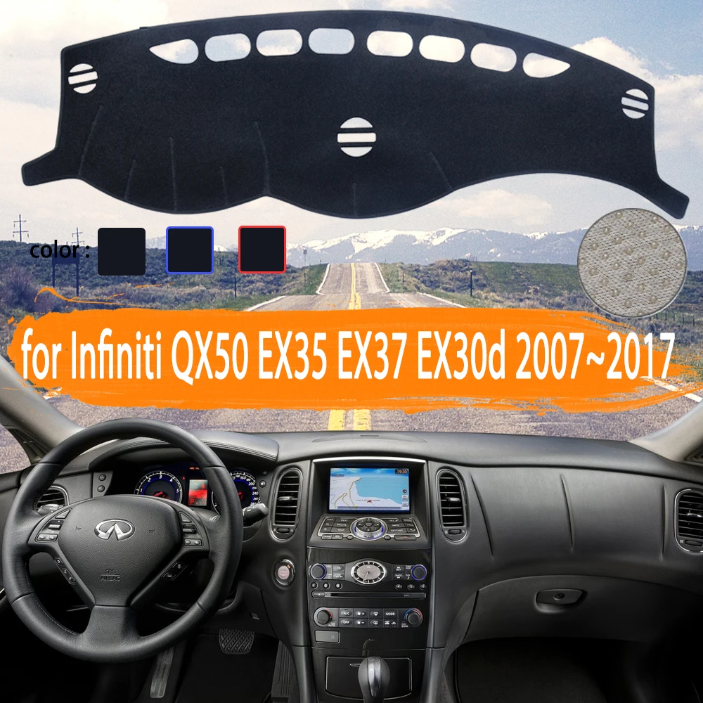 for Infiniti QX50 EX35 EX37 EX30d 2007~2017 J50 Car Dashboard Cover Dashmat Avoid light Sun Shade Carpet Car Accessories 
for Infiniti QX50 EX35 EX37 EX30d 2007~2017 J50 Car Dashboard Cover Dashmat Avoid light Sun Shade Carpet Car Accessories