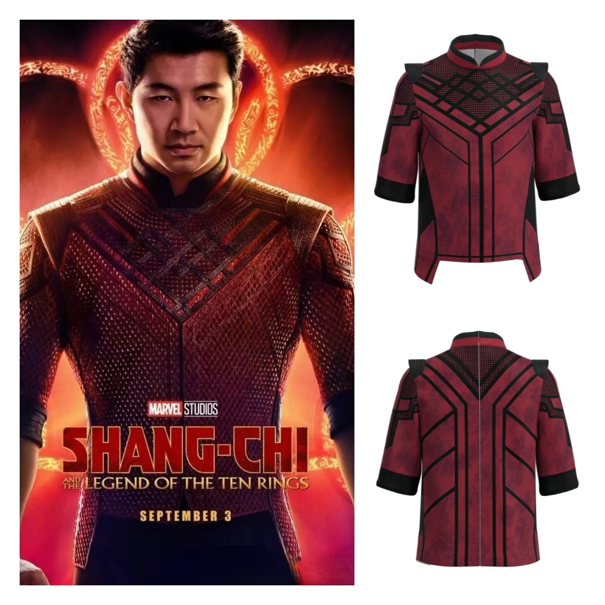 Adult and children Shanghai Chi and the legend of the ten rings superhero red war suit Pullover movie cosplay costume
Adult and children Shanghai Chi and the legend of the ten rings superhero red war suit Pullover movie cosplay costume