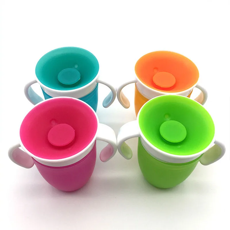 360 Degrees Can Be Rotated Baby Learning Drinking Cup with Double Handle Flip Lid Leakproof Infants Water Cups Bottle BPA Free
360 Degrees Can Be Rotated Baby Learning Drinking Cup with Double Handle Flip Lid Leakproof Infants Water Cups Bottle BPA Free