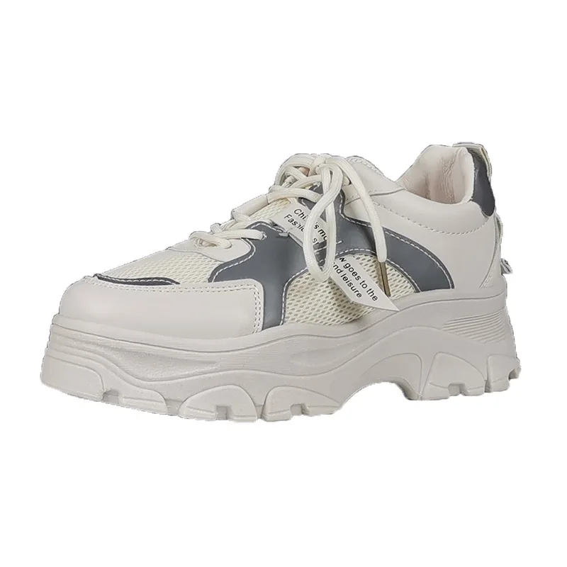 Women Shoes Breathable Chunky Sneakers Women Platform Vulcanize Shoes White Air Mesh Basket Chaussures Femme Casual Dad Shoes
Women Shoes Breathable Chunky Sneakers Women Platform Vulcanize Shoes White Air Mesh Basket Chaussures Femme Casual Dad Shoes