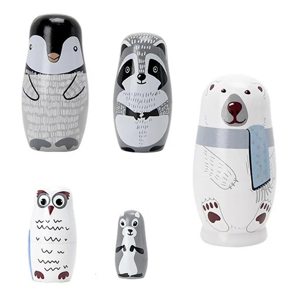 Russian Nesting Dolls For Toddlers 5 Pieces Handmade Stacking Dolls Cartoon Animals Gift Toys For Kids Adults
Russian Nesting Dolls For Toddlers 5 Pieces Handmade Stacking Dolls Cartoon Animals Gift Toys For Kids Adults