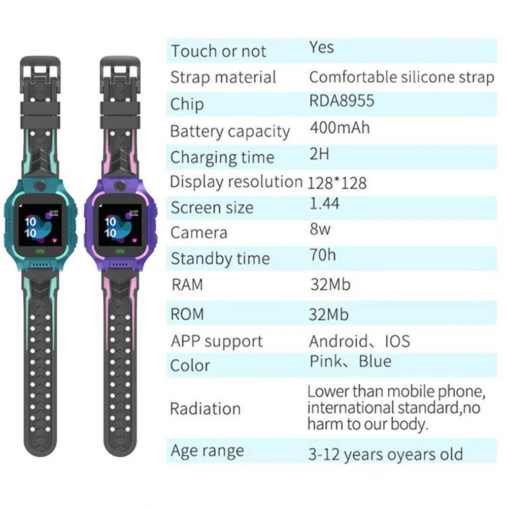 Q19 Children Smart watch Sos Anti Lost Call Telephone Children Smart watch with Sim card Gps Camera Waterproof Smartwatch kids
Q19 Children Smart watch Sos Anti Lost Call Telephone Children Smart watch with Sim card Gps Camera Waterproof Smartwatch kids