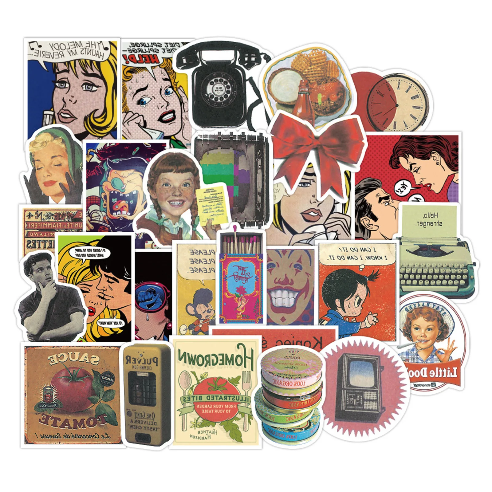50 Pcs 80s Posters Cartoon Graffiti Stickers Retro PVC Suitcase Car Helmet Suitcase Stickers Decoration Home Bedroom Decoration
50 Pcs 80s Posters Cartoon Graffiti Stickers Retro PVC Suitcase Car Helmet Suitcase Stickers Decoration Home Bedroom Decoration