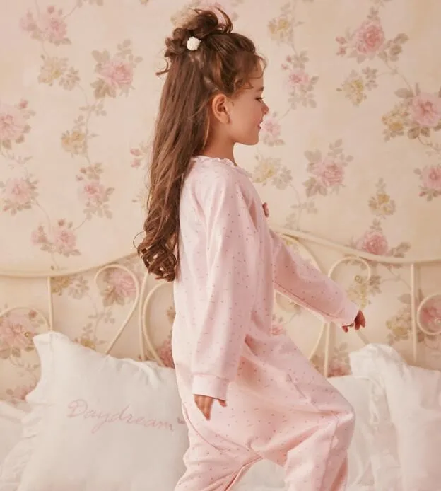 Lovely Children Jumpsuit Sleepwear Girls Long Sleeve Long Pants O Neck Nightwear Toddler Girl Cotton Warm Autumn Night Clothing
Lovely Children Jumpsuit Sleepwear Girls Long Sleeve Long Pants O Neck Nightwear Toddler Girl Cotton Warm Autumn Night Clothing