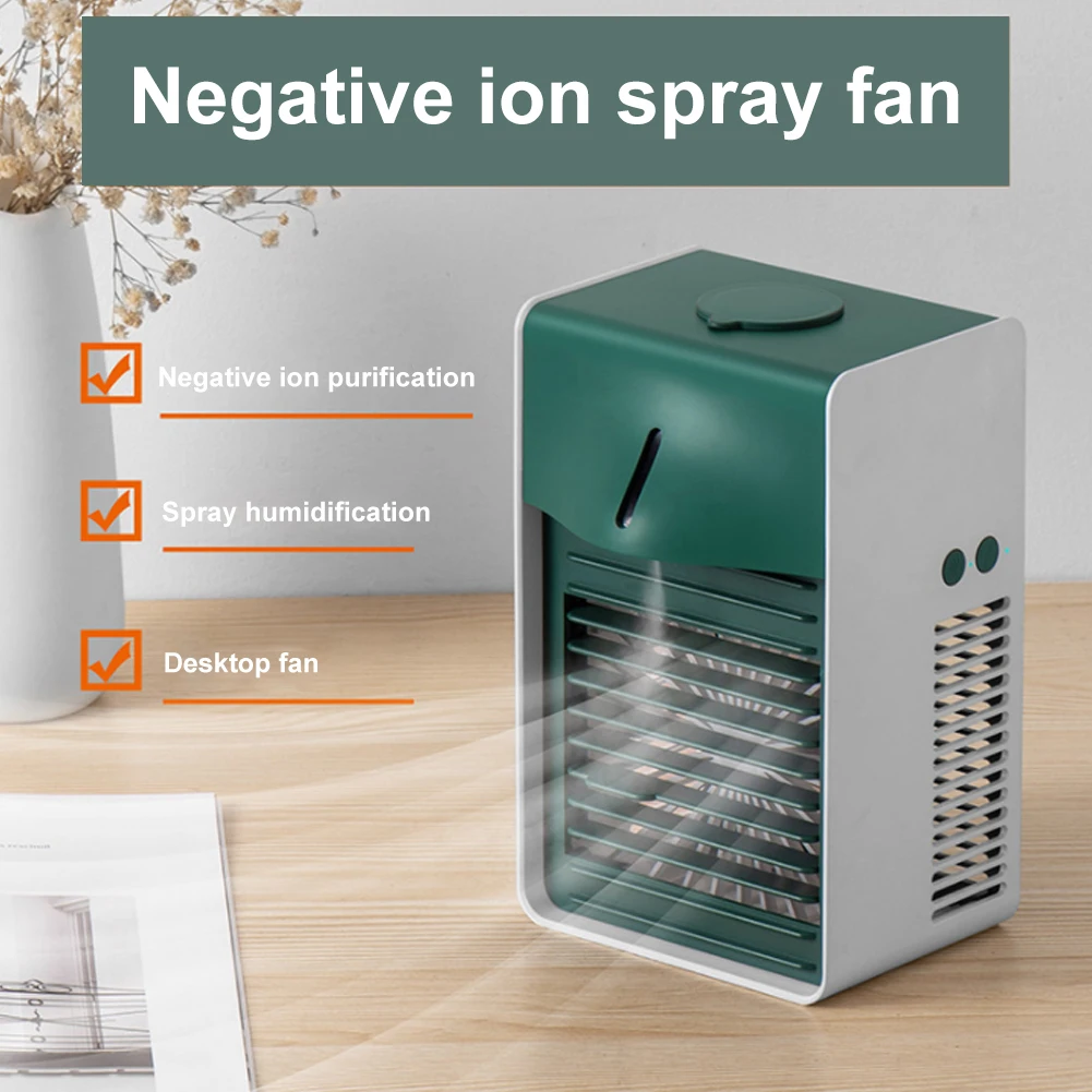 3Modes Air Humidifying Spray Conditioner Humidifier Negative Ions Desktop USB Charging Cooling Home Office Air Conditioning Fan
3Modes Air Humidifying Spray Conditioner Humidifier Negative Ions Desktop USB Charging Cooling Home Office Air Conditioning Fan