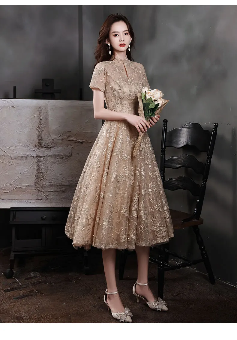 Bridesmaid Dresses A Line Embroidered Long Style Performance Form Party Women Clothing Wear Summer Dresses
Bridesmaid Dresses A Line Embroidered Long Style Performance Form Party Women Clothing Wear Summer Dresses