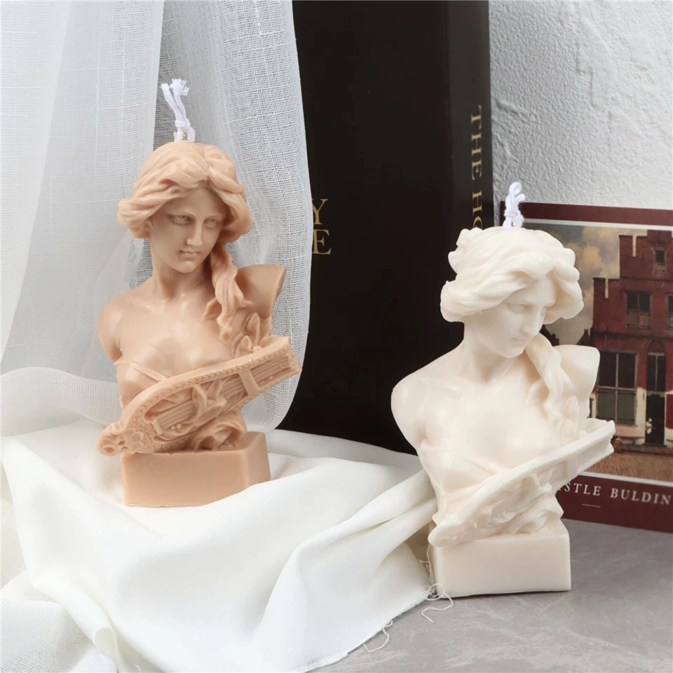 Myth Of The Goddess Female Silicone Candle Molds 3D Violin Shape Resin Making Torso Statue Soap Figure Lady Goddess Soft Tool
Myth Of The Goddess Female Silicone Candle Molds 3D Violin Shape Resin Making Torso Statue Soap Figure Lady Goddess Soft Tool