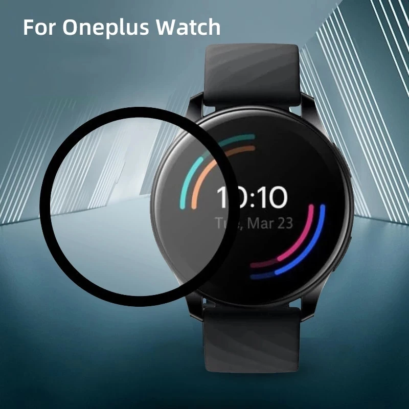 Защитная пленка из мягкого стекловолокна для Oneplus Watch Smartwatch защита экрана 3D