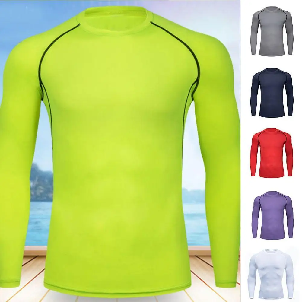 Men's Sports Tight-fitting Long-sleeved Fitness Clothing Quick-drying Stretch Running T-shirt Fitness Training Suit
Men's Sports Tight-fitting Long-sleeved Fitness Clothing Quick-drying Stretch Running T-shirt Fitness Training Suit