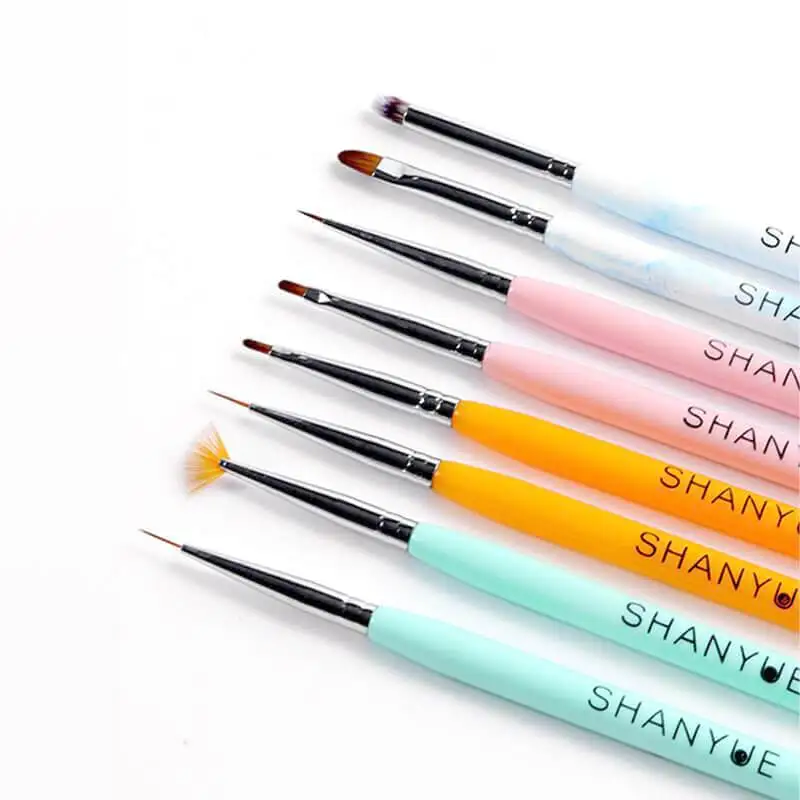 6 pcs Nail Art Brush Set Multi-function Pens Kit Pen UV Gel Nail Art Design Flat Crystal Painting Drawing Liner Carving Pen
6 pcs Nail Art Brush Set Multi-function Pens Kit Pen UV Gel Nail Art Design Flat Crystal Painting Drawing Liner Carving Pen