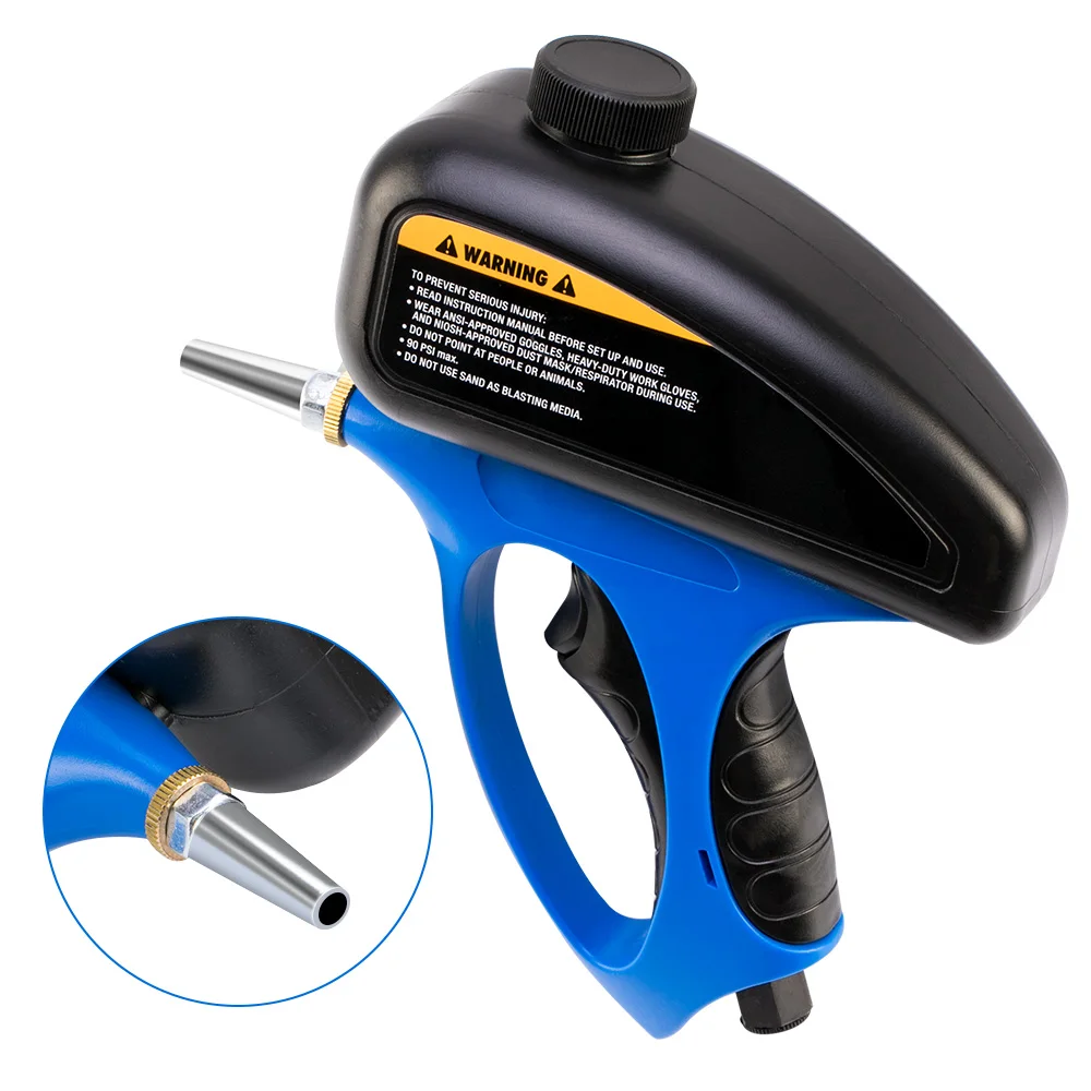 Portable Gravity Sandblasting Gun Pneumatic Small Sand Blasting spray gun Adjustable Pneumatic Sandblaster Mini Spray Gun
Portable Gravity Sandblasting Gun Pneumatic Small Sand Blasting spray gun Adjustable Pneumatic Sandblaster Mini Spray Gun
