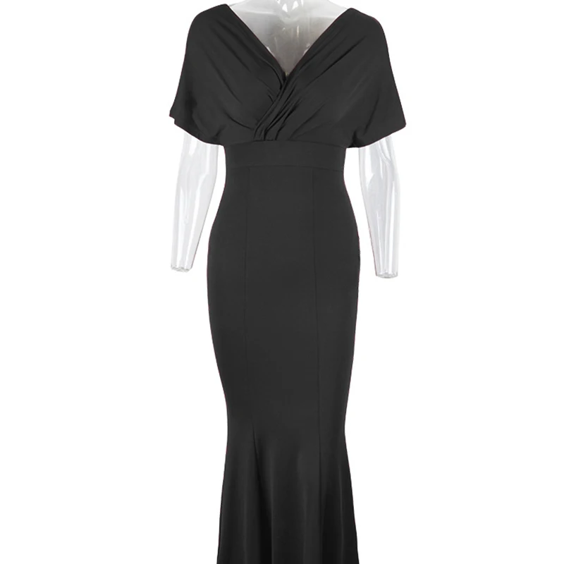 Elegant Women Solid Dress Low-Cut V-Neck Sexy Floor-Length 2021 New Summer Spring High Waist Draped New Lady Dress
Elegant Women Solid Dress Low-Cut V-Neck Sexy Floor-Length 2021 New Summer Spring High Waist Draped New Lady Dress