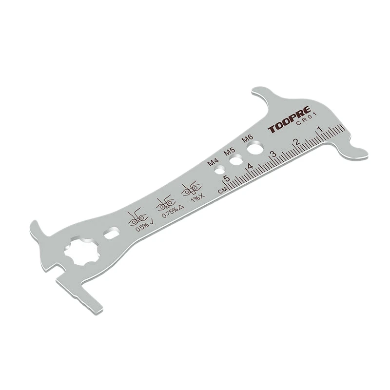 TOOPRE Mountain Bike Road Car Chain Measuring Ruler Wear Gauge Measuring Chain Ruler Caliper Inspection Tool
TOOPRE Mountain Bike Road Car Chain Measuring Ruler Wear Gauge Measuring Chain Ruler Caliper Inspection Tool