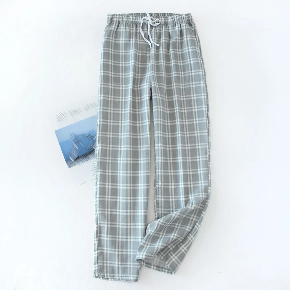 Men's Casual Summer Loose Elastic Waist Plaid Pajama Bottoms Pants Sleepwear Cotton M-XL Bottoms Casual Pants Sleepwear Pants
Men's Casual Summer Loose Elastic Waist Plaid Pajama Bottoms Pants Sleepwear Cotton M-XL Bottoms Casual Pants Sleepwear Pants